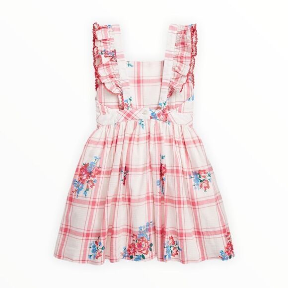 RALPH LAUREN | Ecru | FLORAL COTTON DOBBY DRESS - Picture 2 of 4